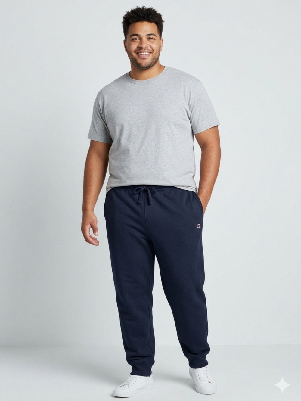 Mens Champion Black Stretch Waist Joggers - NWT Size 3X